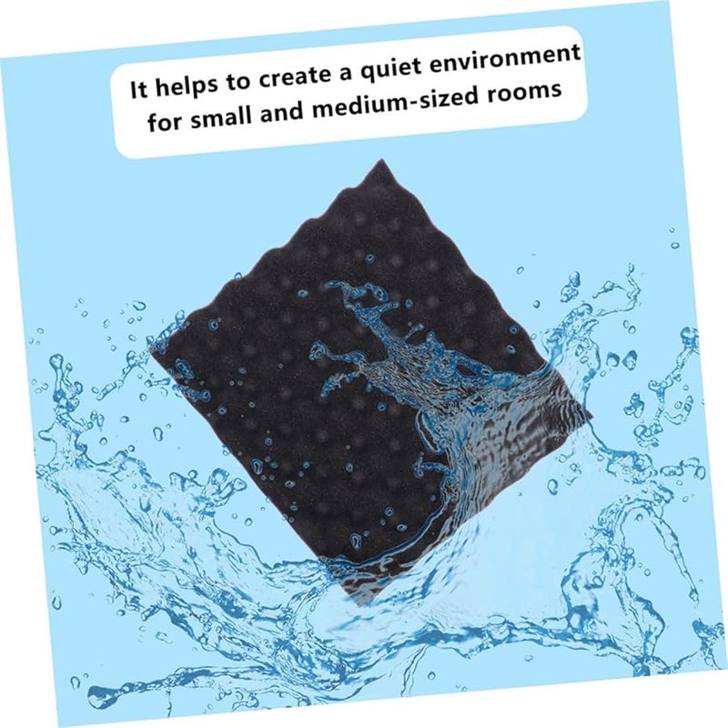 High Density Egg Crate Acoustic Foam 12 Pack Soundproof Padding for Insulation - Image 4